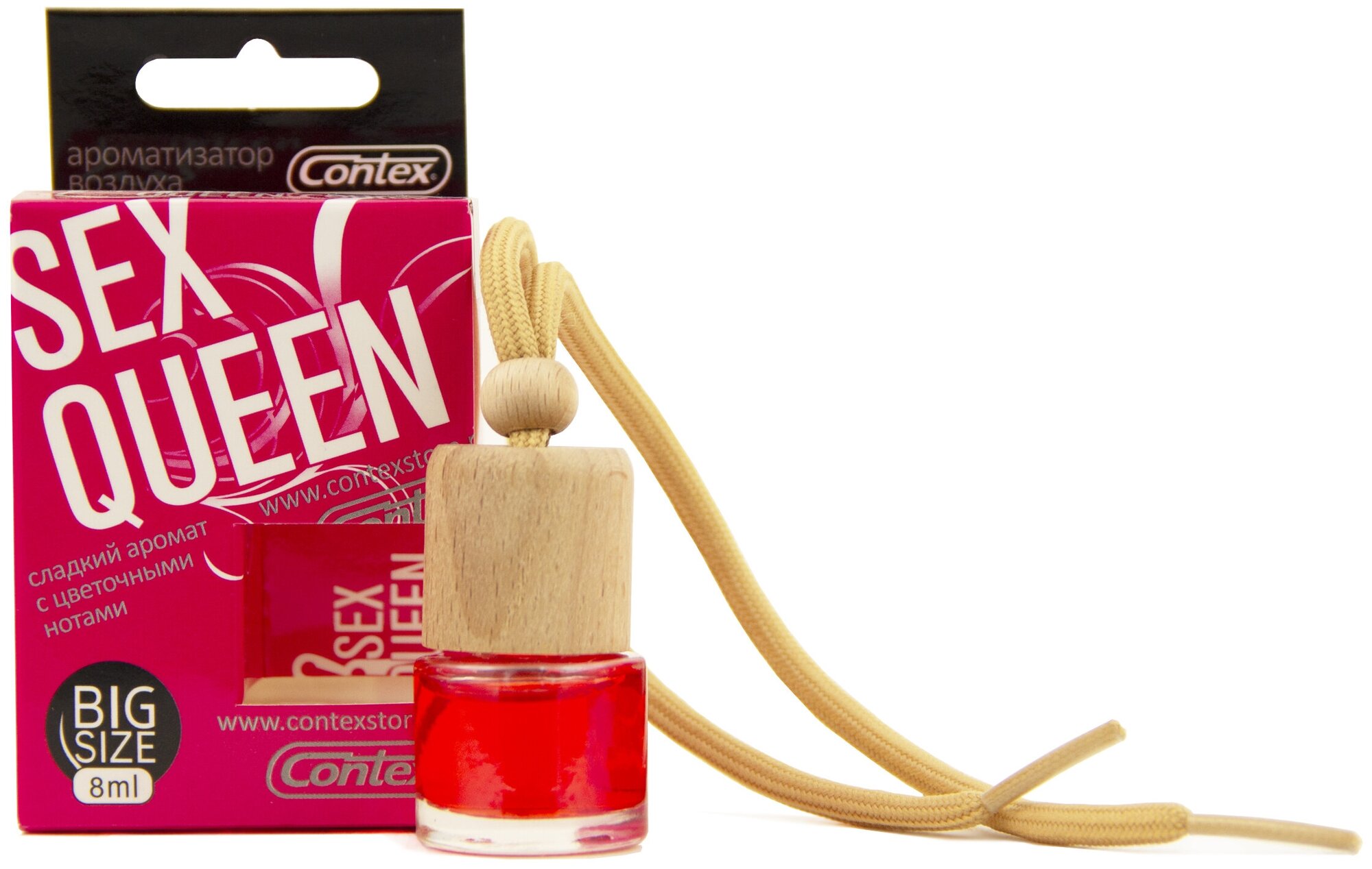 Ароматизатор  CONTEX  Sex Queen Морская свежесть жидкий подвесной Китай 8мл