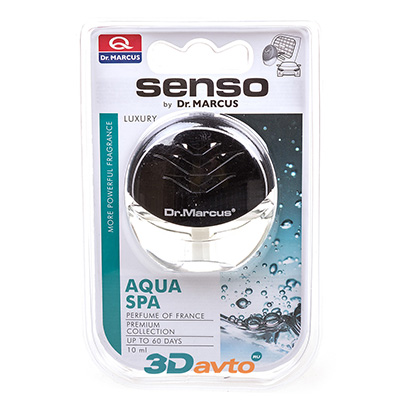 Ароматизатор  DR. MARCUS Senso Aqua Spa Морская свежесть гелевый универсальный Польша 10мл